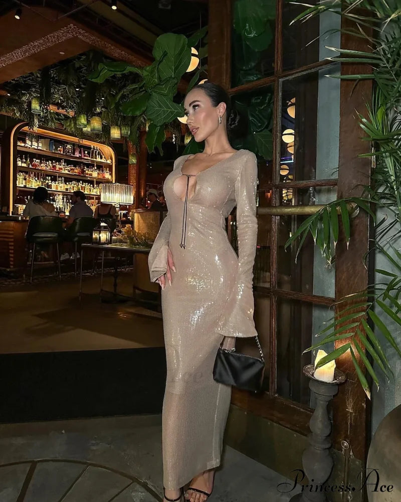 CHLOI LACE Stylish UP SEQUIN DRESS image 11