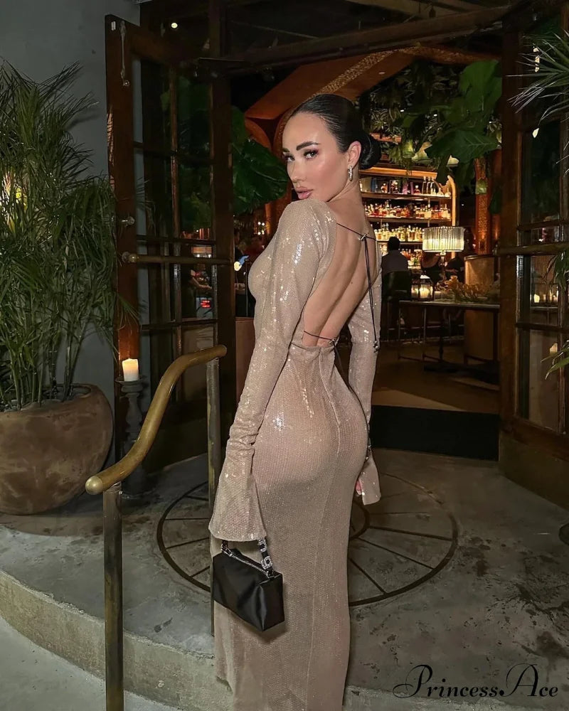 CHLOI LACE Stylish UP SEQUIN DRESS image 6