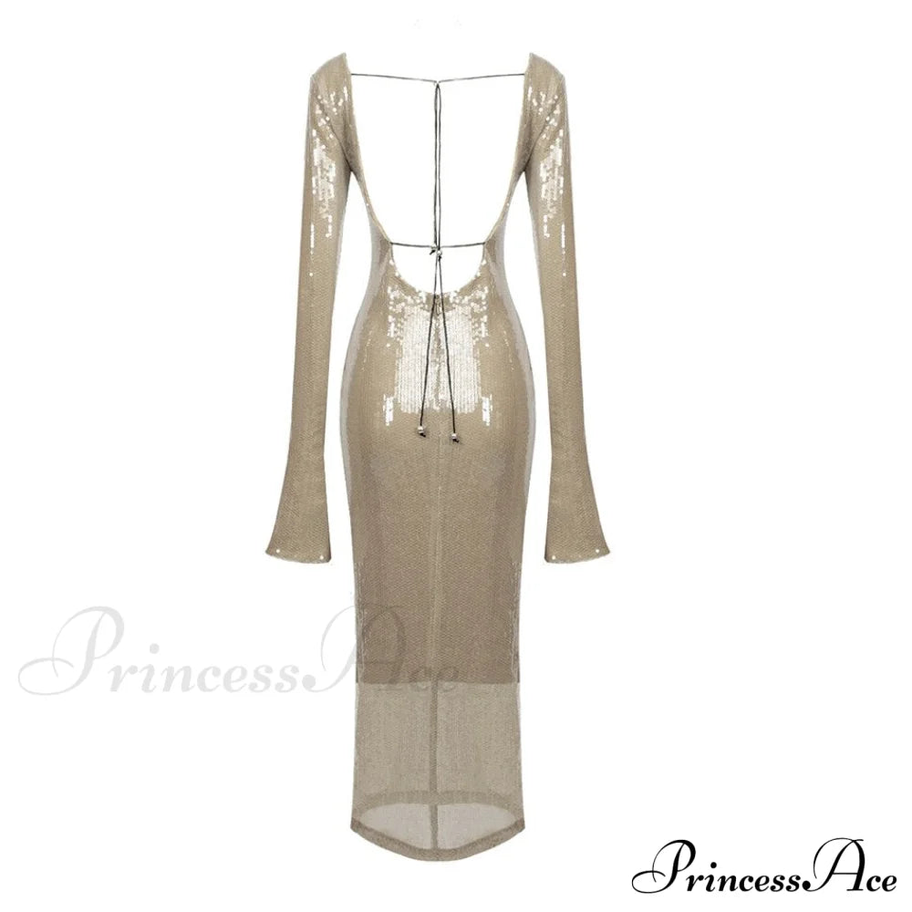 CHLOI LACE Stylish UP SEQUIN DRESS image 20