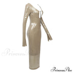 CHLOI LACE Stylish UP SEQUIN DRESS image 19