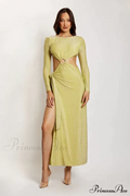 CHRISTINA BACKLESS Stylish MAXI WRAP image 1
