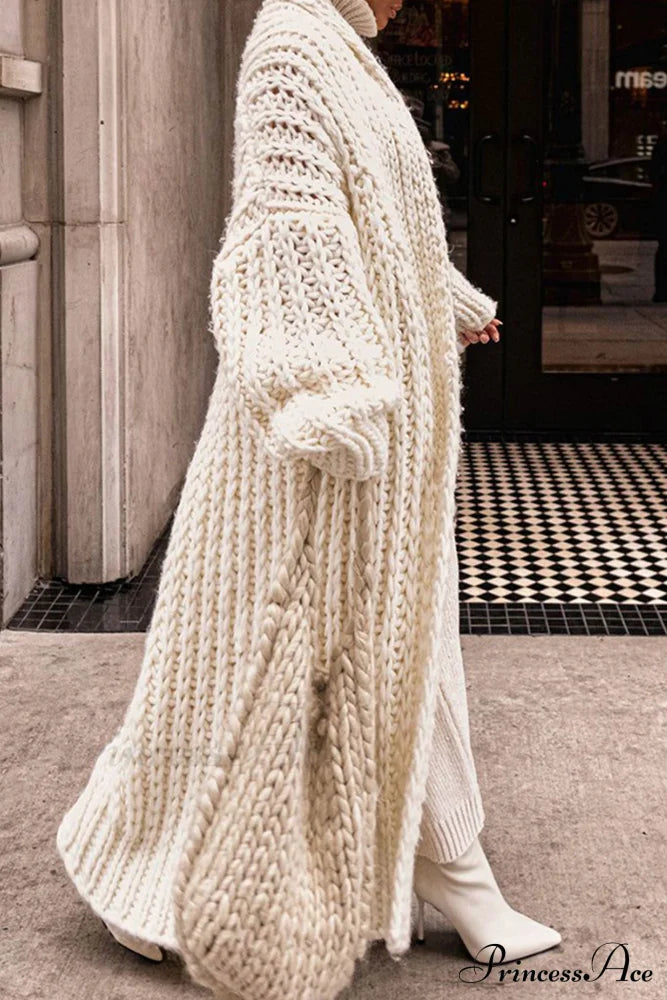 Chunky Knit Openwork Cardigan image 4