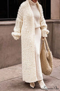 Chunky Knit Openwork Cardigan image 1
