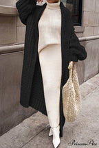 Chunky Knit Openwork Cardigan image 6