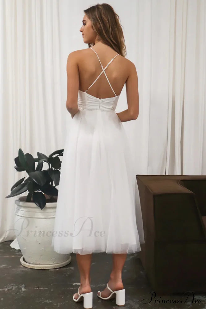 Cindy Tulle Stylish Midi Dress image 17