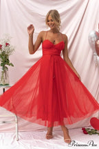 Cindy Tulle Stylish Midi Dress image 20
