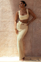 City Chic Stylish Belt Dress Set image 10