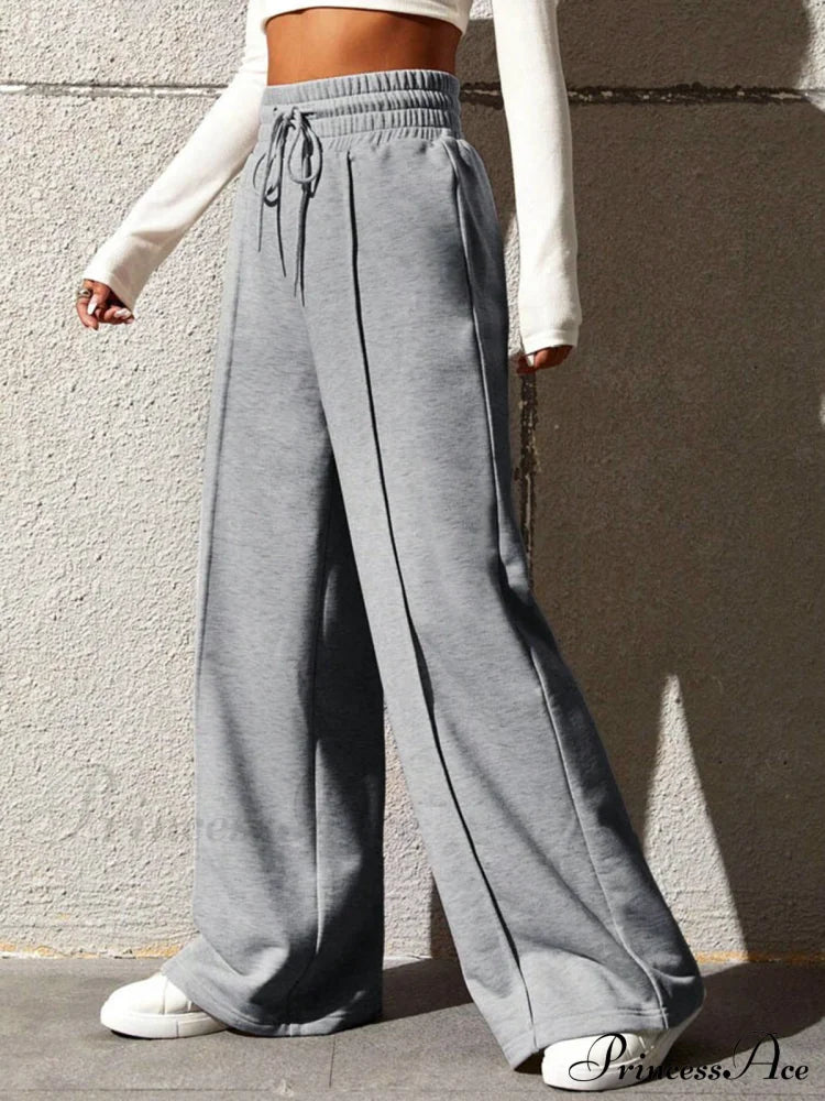 City Walk Graceful Wide Leg Sweatpants image 4