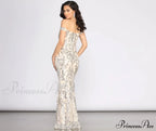 Clara Sequin Stylish Off Shoulder Dress image 2