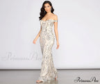 Clara Sequin Stylish Off Shoulder Dress image 3