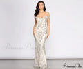 Clara Sequin Stylish Off Shoulder Dress image 1