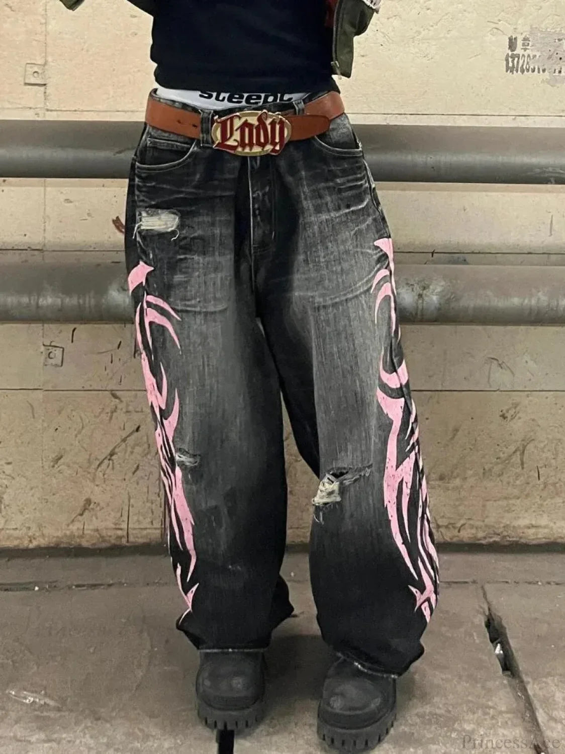 Clean Blade Print Gothic Trouser image 2