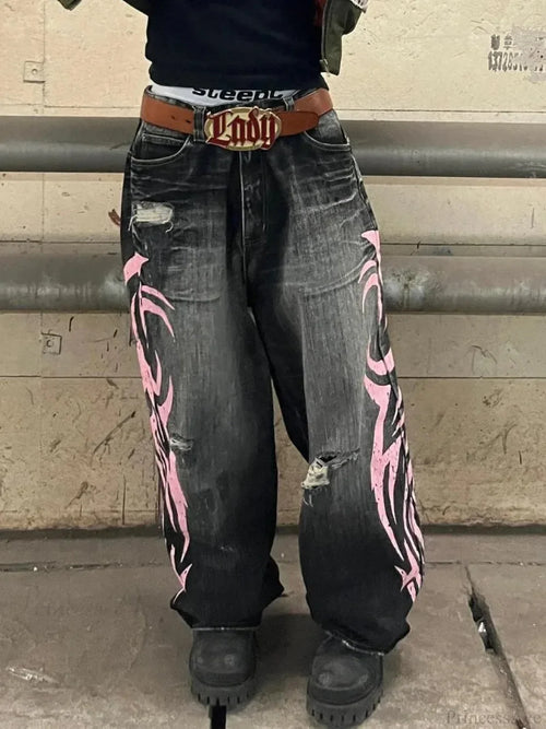 Clean Blade Print Gothic Trouser image 2
