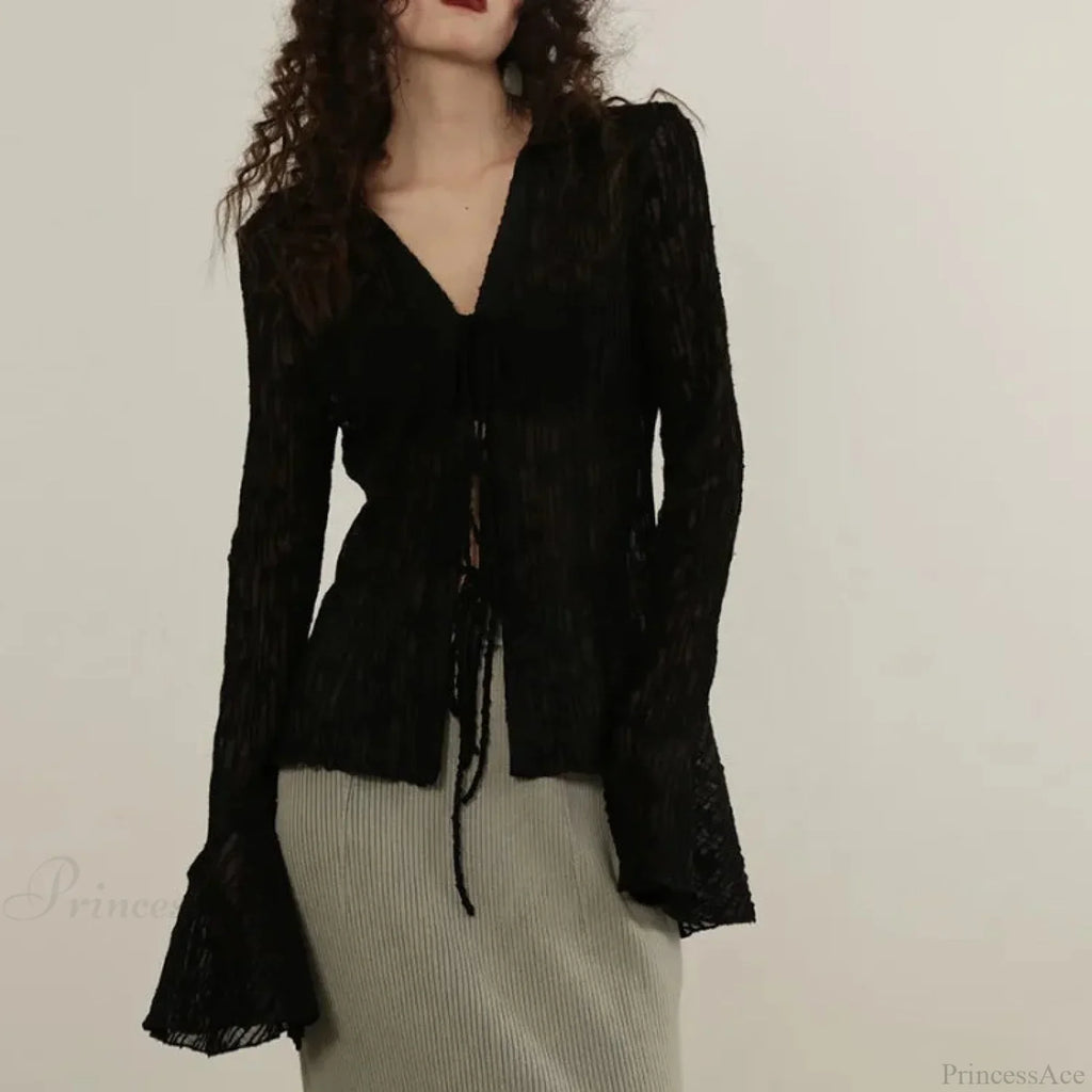Clear Lace Transparent Shirt image 1