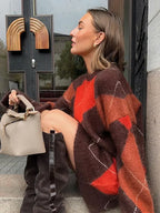 Color Block Round Neck Sweater image 4