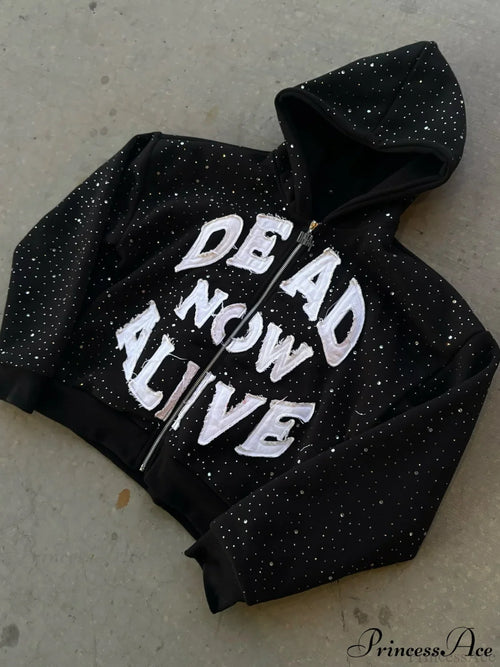 Comfortable Graphic Zip Up Hoodie image 1