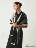 Contrast Color Graceful Geometric Scarf image 1