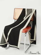 Contrast Color Graceful Geometric Scarf image 6