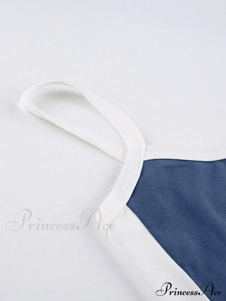 Contrast Trim Rib-Knit Trendy Crop Cami Top image 17