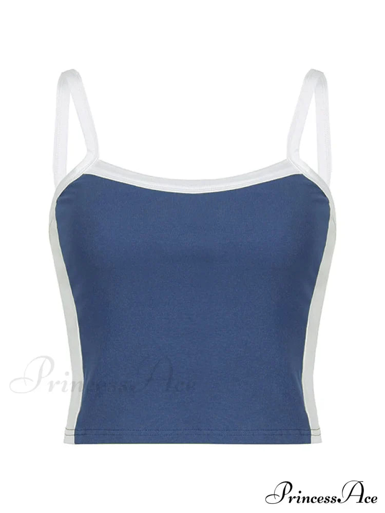 Contrast Trim Rib-Knit Trendy Crop Cami Top image 16