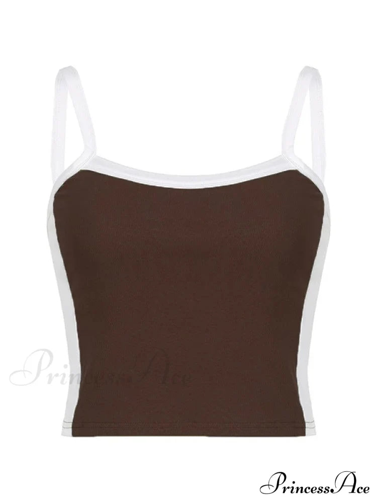 Contrast Trim Rib-Knit Trendy Crop Cami Top image 10