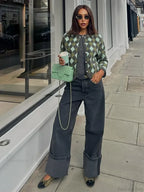 Contrasting Pocket Slim Cardigan image 4
