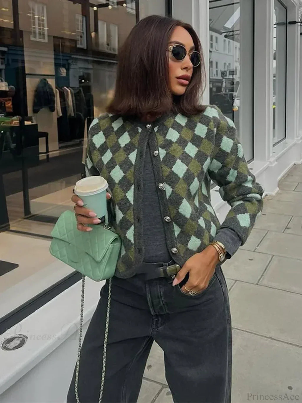 Contrasting Pocket Slim Cardigan image 3