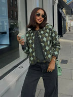 Contrasting Pocket Slim Cardigan image 1