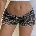 Coquette Leopard Elastic Waist Short image 1