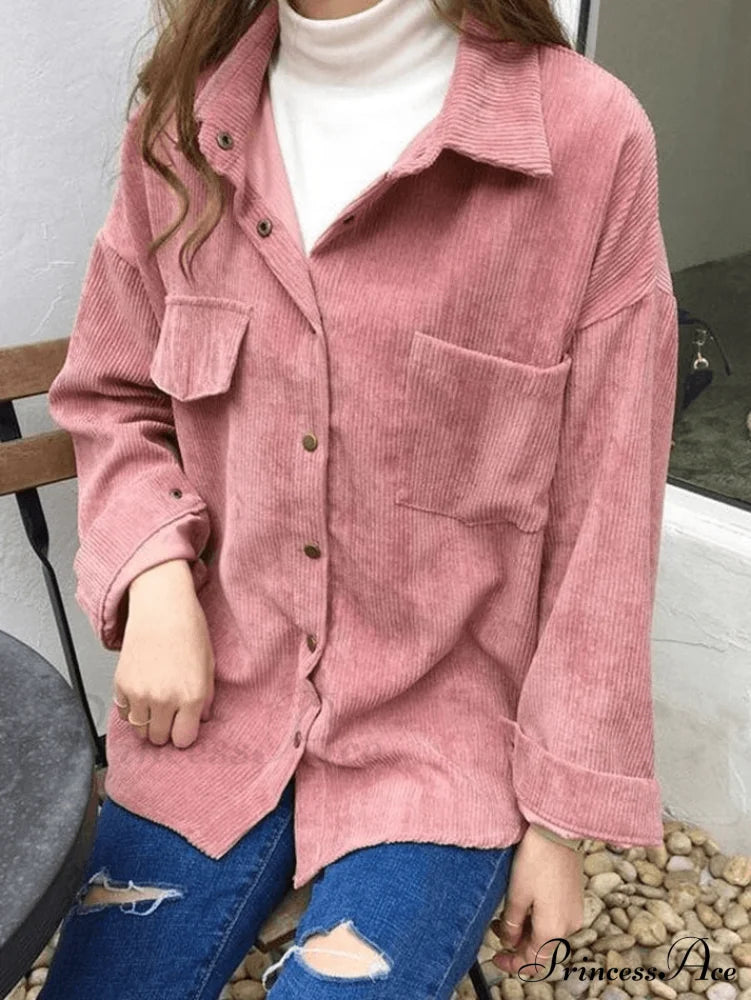 Coral Velvet Graceful Open Front Coat image 7