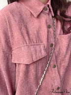 Coral Velvet Graceful Open Front Coat image 6