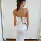 Corset Bandage Sexy Two Piece Maxi Dress image 6
