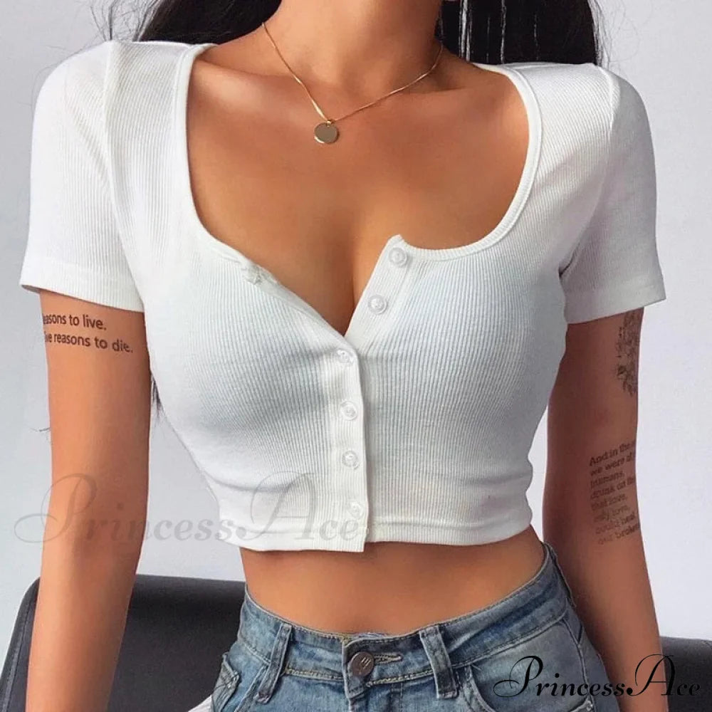 Corset Skinny Knitted Tee image 1