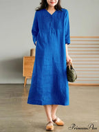Cotton and Graceful Linen Dress image 4