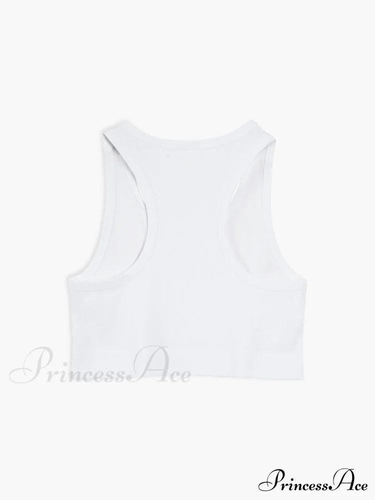 Cotton Blends Graceful Cropped Tank Top image 6