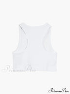 Cotton Blends Graceful Cropped Tank Top image 6