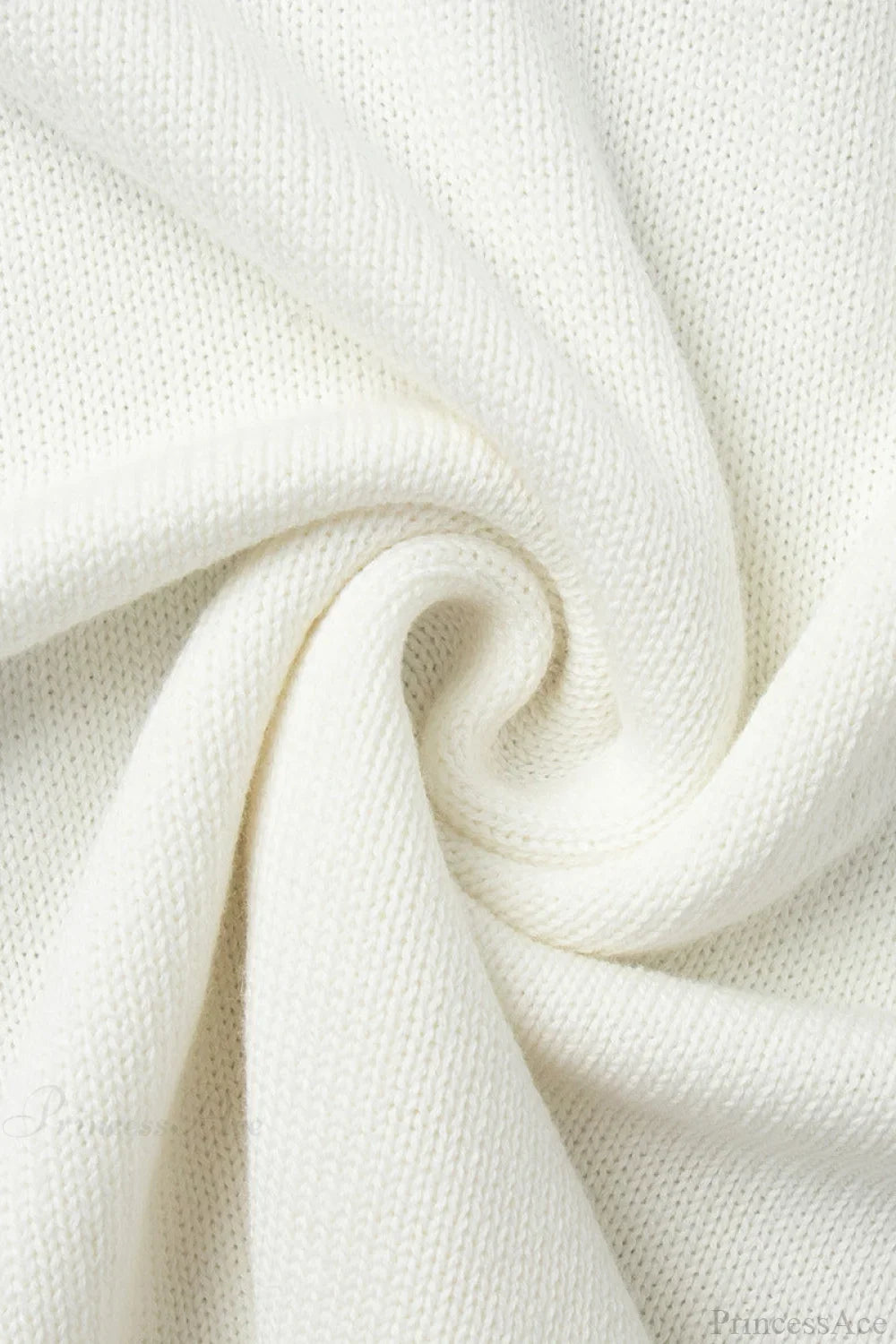 Cotton Loose Fit Off-Shoulder Knit Sweater image 9