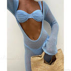 Cover Long Dress Three Piece Swimsuit image 2