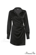 Cowl Neck Ruched Dress image 7