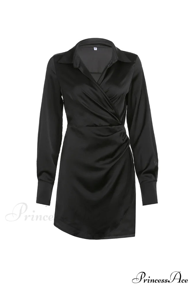 Cowl Neck Ruched Dress image 7