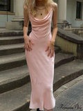 Cowl Neck Side Split Maxi Dress image 2