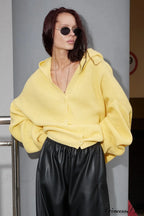 Cozy Knit Oversized Hoodie image 1