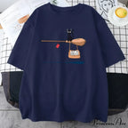 Crew Neck Vintage Loose T Shirts image 7