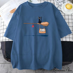 Crew Neck Vintage Loose T Shirts image 12