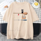 Crew Neck Vintage Loose T Shirts image 4