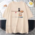 Crew Neck Vintage Loose T Shirts image 1