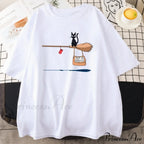Crew Neck Vintage Loose T Shirts image 3
