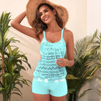 Crochet Floral Patchwork Two Piece Set image 5