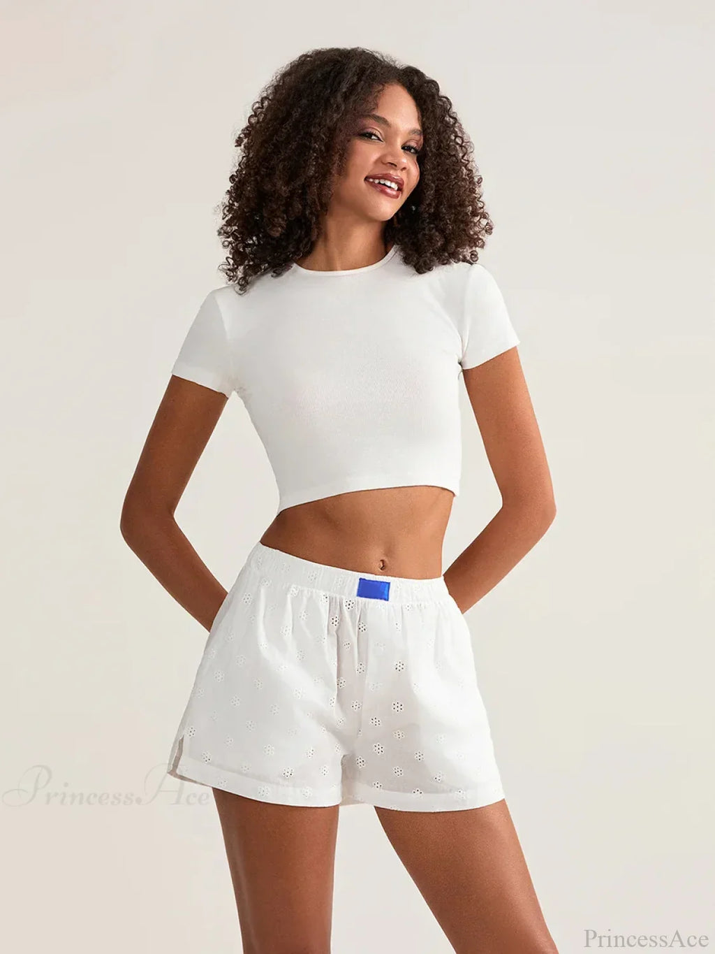 Crochet HolLow Wide Leg Short image 2