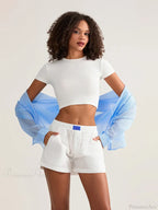 Crochet HolLow Wide Leg Short image 3